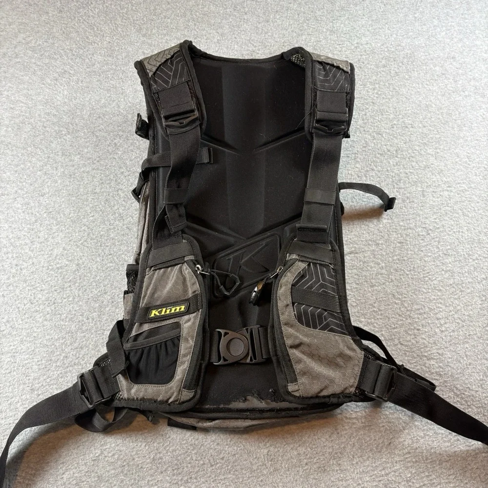 Klim Nac Pak Technical Hydration Backpack Castlerock Moto Y2K Gorpcore Bag